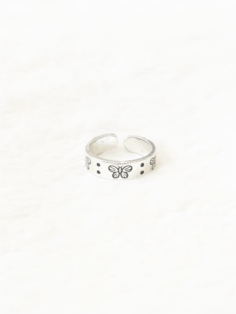 5/$15 🩷 MUST BUNDLE Silver Butterfly Ring